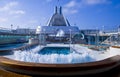 Cruise Ship Pool Wave Royalty Free Stock Photo