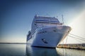Cruise ship in the port Royalty Free Stock Photo