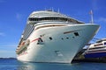 Cruise ship in port Royalty Free Stock Photo