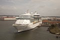 Cruise ship in the port of colon panama Royalty Free Stock Photo