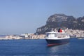 Cruise ship in port Gibraltar