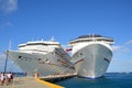 Cruise ship port Grand Turk Royalty Free Stock Photo