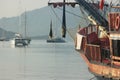 Cruise ship at the port of Marmaris, Turkey. Royalty Free Stock Photo