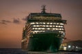 Cruise ship at port in Oranjestad, Aruba