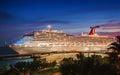 Cruise Ship in port Royalty Free Stock Photo