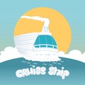 Cruise ship poster