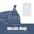 Cruise ship poster