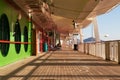 Cruise Ship Promenade Deck Royalty Free Stock Photo