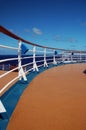 Cruise Ship Railing and Top Decks