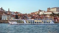River Douro Cruise Ship, Porto, Portugal.
