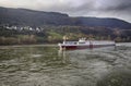 Cruise ship on the Rhine River Royalty Free Stock Photo