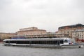 Cruise ship River Palace at Navigation season opening in Moscow Royalty Free Stock Photo