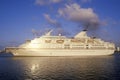 The cruise ship Royal Majesty, in the harbor of Miami, Florida