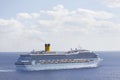 Cruise ship sailing Royalty Free Stock Photo