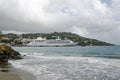 Cruise Ship at Scarborough, Tobago