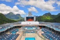 Cruise ship Sea Princess in Tahiti