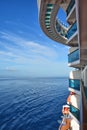 Cruise ship sea view Royalty Free Stock Photo