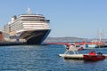 A cruise ship and a seaplane - Hobart