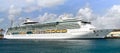 Cruise ship Serenade of the Seas in Barbados Royalty Free Stock Photo