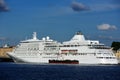 Cruise ship Silver Whisper in St. Petersburg, Russia