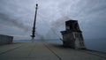 Cruise ship smoke stacks pollution smoke