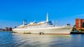 Cruise Ship SS Rotterdam in Rotterdam, Holland Royalty Free Stock Photo