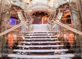 Cruise ship staircase Royalty Free Stock Photo