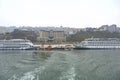 Cruise ship terminal on the Jialing River in Chongqing