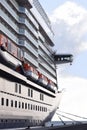 Cruise ship at the cruise terminal Royalty Free Stock Photo
