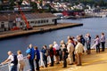 Cruise ship travel, Langesund, Norway