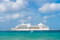 cruise ship vacation and travelling. photo of cruise ship vacation in sea. cruise ship vacation