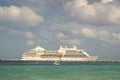 cruise ship vacation and travelling. photo of cruise ship vacation in sea. cruise ship vacation