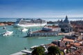 Cruise ship in Venice Royalty Free Stock Photo