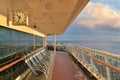 cruise ship view on ocean empty sunset sunrise