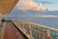 cruise ship view on ocean empty sunset sunrise