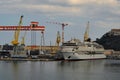 Cruise ship VIKING VELA - Ancona, Italy Royalty Free Stock Photo