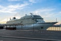 Cruise ship `Viking Venus` in port in Malaga, Spain