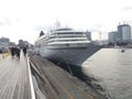 Cruise ship at Yokohama Osanbashi Pier in Japan