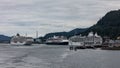 Cruise Ships in Alaska Royalty Free Stock Photo