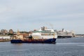 Cruise Ships and Freighter in Halifax