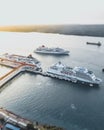 Cruise ships at or Malaysia. May 04 2018. B Port Klang Royalty Free Stock Photo