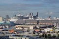 Cruise ships moored in Port Everglades