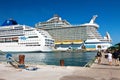 Cruise Ships in Nassau, Bahamas Royalty Free Stock Photo
