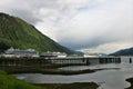 Cruise ships in port of Juneau, Alaska Royalty Free Stock Photo