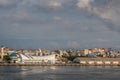 Cruise Terminal and warehouse in harbor of Makassar, South Sulawesi, Indonesia