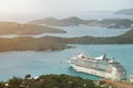 Cruise to Virgin st Thomas island Royalty Free Stock Photo