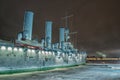 Armoured cruiser Aurora, St.Petersburg, Russia Royalty Free Stock Photo