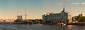 Cruiser Aurora, ship museum in St. Petersburg. Royalty Free Stock Photo
