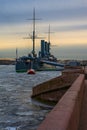 Cruiser Avrora in St. Petersburg