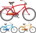 Cruiser bicycle vector